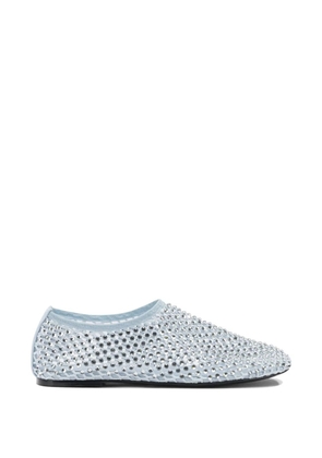 strategia shoes embellished mesh ballet flats - Blue