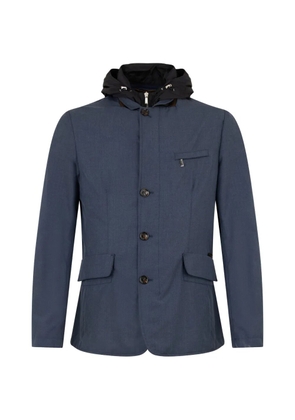 Moorer hooded jacket - Blue