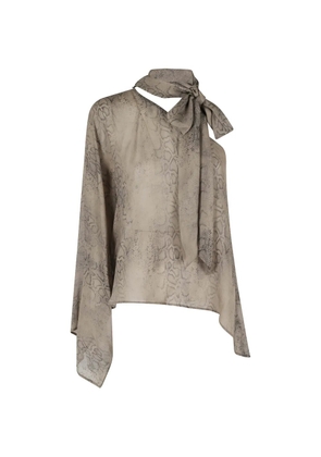 Federica Tosi snakes-print blouse - Green