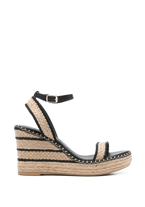 Castañer ankle-strap wedge espadrilles - Neutrals