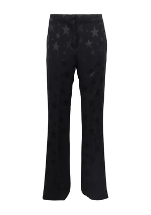 Shirtaporter star-print trousers - Black