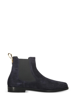 Moorer Borgoni elastic-detail suede boots - Blue