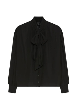 Marella bow-detail shirt - Black