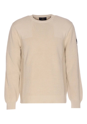 Belstaff logo-patch sweater - Neutrals