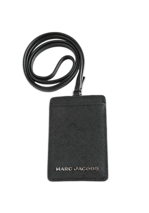 Marc Jacobs logo-lettering cardholder - Black
