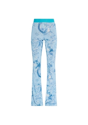 Versace Jeans Couture all-over print trousers - Blue