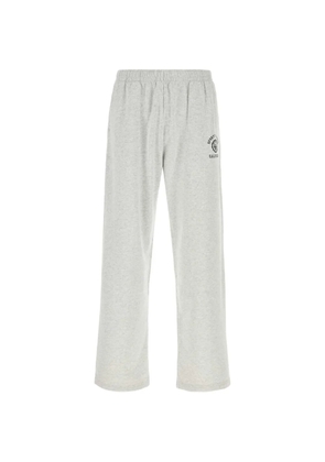 Sporty & Rich light grey cotton track pants