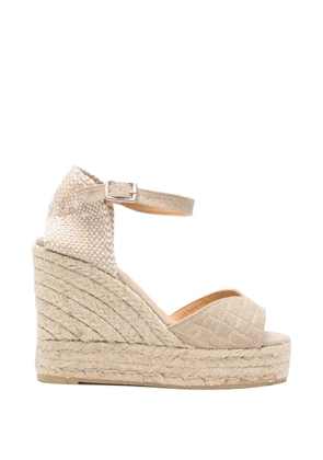 Castañer Blaudi buckle-strap espadrilles - Gold