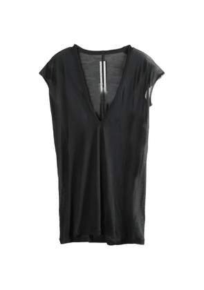 Rick Owens V-neck T-shirt - Black