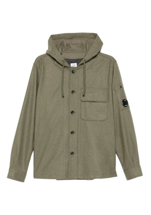 C.P. Company hooded buttoned jacket - Green