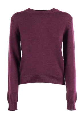 Ballantyne round-neck wool sweater - Purple