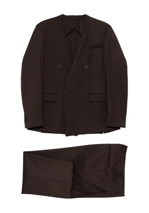 MARSEM double-breasted suit - Brown