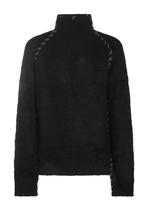 Thom Krom braided-detail sweater - Blacks and greys