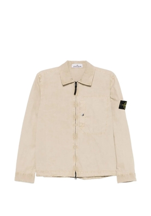 Stone Island zipped shirt - Neutrals