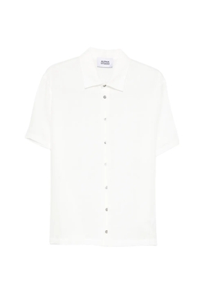 ALPHA STUDIO buttoned short-sleeve shirt - White