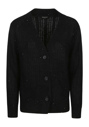 Fabiana Filippi sequin-embellished cardigan - Black