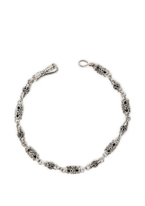 Amal Guessous floral bead necklace - Silver