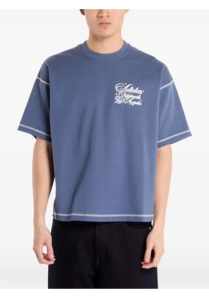 adidas short-sleeve stitch T-shirt - Blue