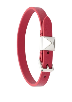 Valentino Garavani pyramid stud buckle bracelet - Red