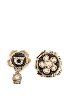 Ferragamo crystal-embellishment earrings - Gold
