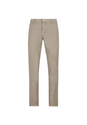 Jacob Cohën logo-patch trousers - Neutrals