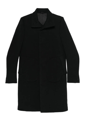 Deepti button-fastening coat - Black