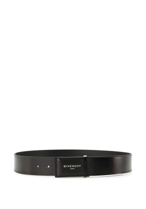 Givenchy buckle logo leather belt - Black