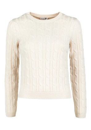 Marella cable-knit sweater - Neutrals