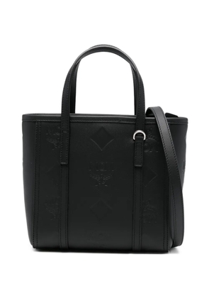 MCM logo-embossed tote bag - Black