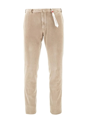 Santaniello corduroy trousers - Neutrals