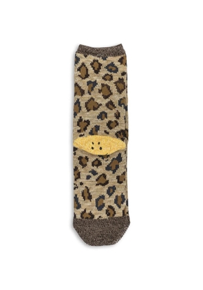 KAPITAL animal-print socks - Neutrals
