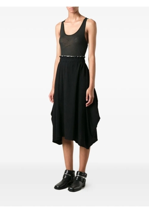 Comme Des Garçons balloon asymmetric midi skirt - Black