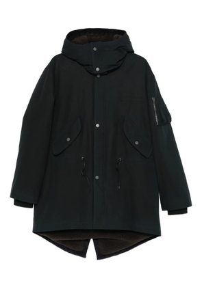 Baracuta hooded zip-up parka - Blue