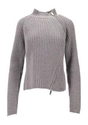 Niccolò Pasqualetti Corazza zip-detail sweater - Grey