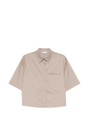 Peserico pocket short-sleeve shirt - Neutrals