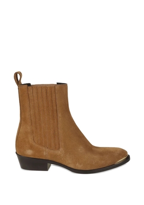 ISABEL MARANT Delano suede boots - Neutrals