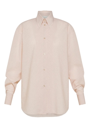 Forte Forte striped-pattern buttoned shirt - Neutrals