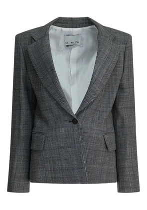 SA SU PHI plaid-pattern jacket - Grey