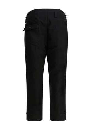 Needles Over back-pocket trousers - Black