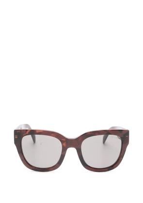 Prada Eyewear patterned sunglasses - Brown