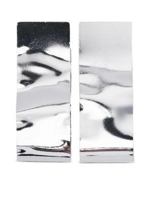 Peserico hammered earrings - Silver