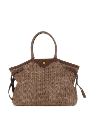 GIANNI CHIARINI Claudette zip-fastening shoulder bag - Brown