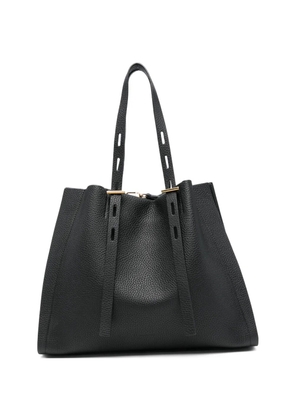 MINOBOSSI textured shoulder bag - Black
