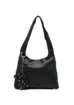 Marge Sherwood washed leather shoulder bag - Black
