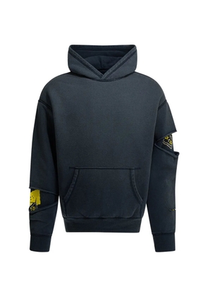 KAPITAL cut-out hoodie - Blue