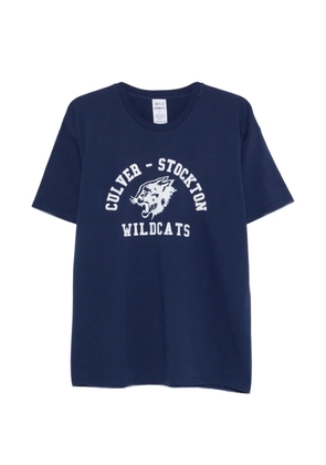 Wild Donkey animal-print crew-neck T-shirt - Blue