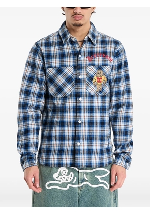Billionaire Boys Club - Ice Cream mascot checked shirt - Blue