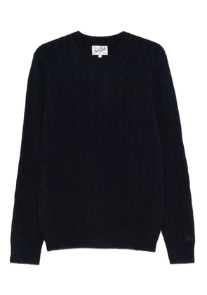 MC2 Saint Barth braid wool sweater - Blue