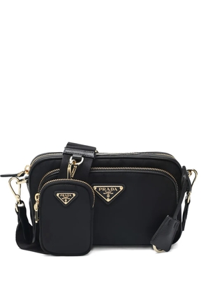 Prada top-zip cross body bag - Black