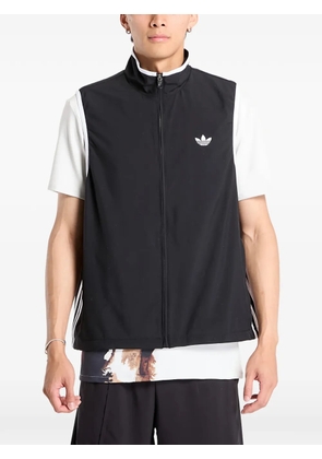 adidas Adicolor zip-up logo gilet - Black